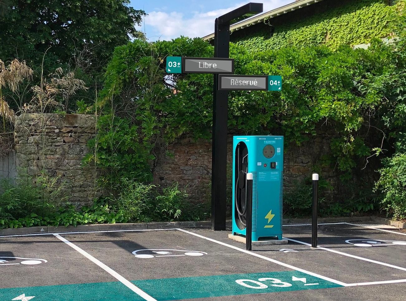 The ideal fast charging station for electric cars